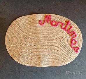 tovaglietta all'americana personalizzabile nome