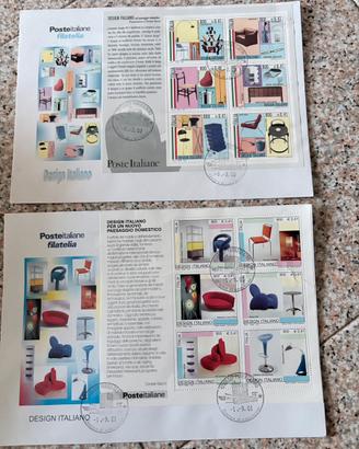Buste primo giorno Design Italiano anno 2000