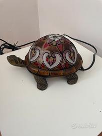 Lampada tartaruga in vetro