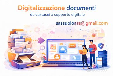 Esperto in digitalizzazione documenti