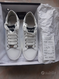 SCARPE KEYS K-6004 6603 Bianco Nero