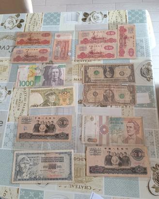 BANCONOTE DA VARIE PARTI DEL MONDO 
