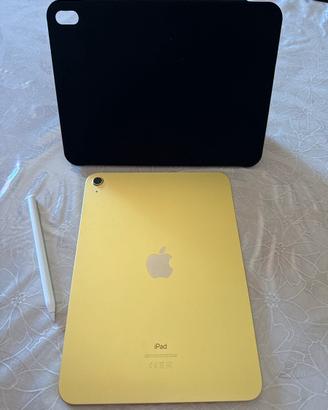 Ipad 10 256gb giallo Apple Pencil usb-c e cover