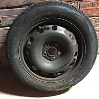 4cerchi lamiera Volkswagen 15" + 2 gomme invernali
