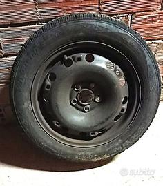 4cerchi lamiera Volkswagen 15" + 2 gomme invernali