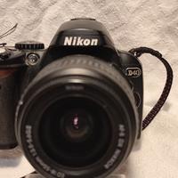 Nikon D40 + 18–55mm + Borsa
