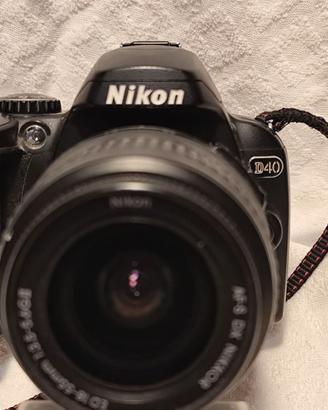 Nikon D40 + 18–55mm + Borsa