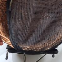 Zaino raccolta funghi CAMOR con cesto vimini.