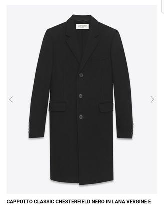 Cappotto uomo yves saint laurent (lana/cashmere)