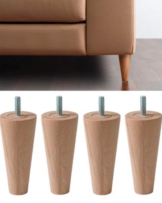 8 Piedini in legno