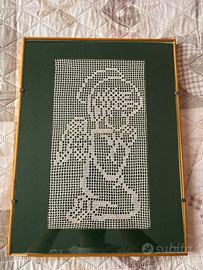 Quadro uncinetto fatto a mano