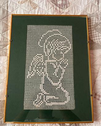 Quadro uncinetto fatto a mano