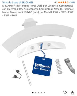 Kit maniglia porta Oblo per lavatrice Electrolux