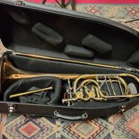 Trombone basso Greenhoe con custodia