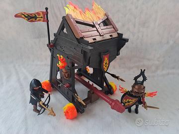 playmobil novelmore 70393 burnham ariete di fuoco