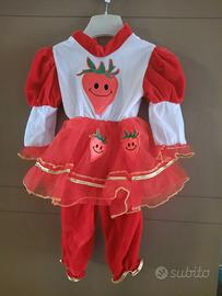 vestito carnevale fragolina