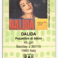 Card n. 54 allegata alla Rivista Raro - Dalida