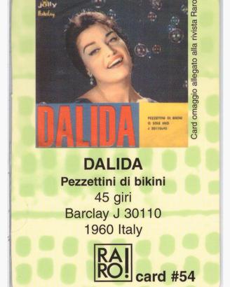 Card n. 54 allegata alla Rivista Raro - Dalida