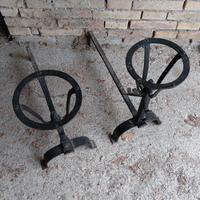 2 vecchi e grossi alari