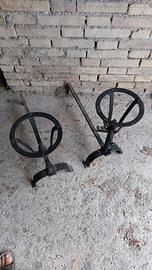 2 vecchi e grossi alari