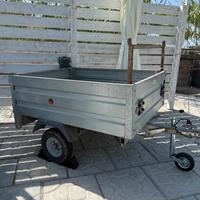 Carrello appendice trasporto merci - 300 kg portat