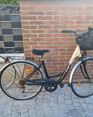 Bici da citta donna con cestino