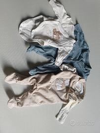 Tutine e body neonato 50 e 56 cm