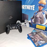 PS4 Pro 1TB come nuova + 2 controller + 2 giochi 