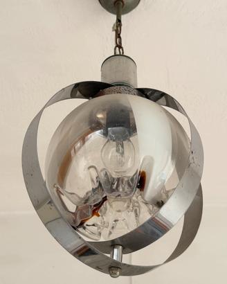 Lampadario a sospensione moderno per esterno a sfera 40cm DL1933