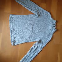 lupetto invernale grigio