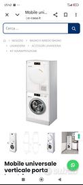 mobile colonna lavanderia lavatrice 