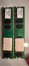 2x RAM DDR2 2GB PC2-5300 CL5