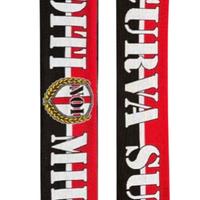 sciarpa ultras Milan curva sud doppia lana 