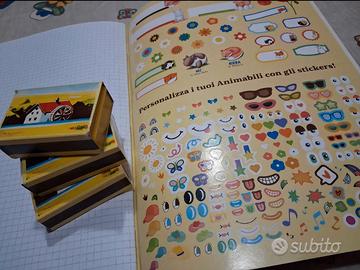 MULINO BIANCO: quaderno con stickers+3 scatoline