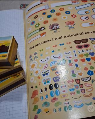 MULINO BIANCO: quaderno con stickers+3 scatoline