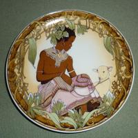 piatto porcellana UNICEF bimbi del mondo 1978  n.3