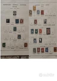 Lotto francobolli Norvegia