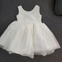 Vestito cerimonia neonata bianco