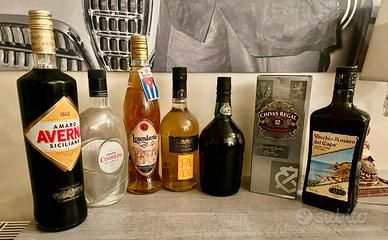 Lotto 7 BottiglieLiquoriDistillati da Collezione