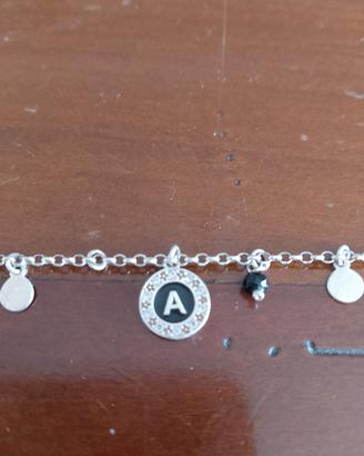 bracciale con iniziale 