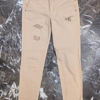 Jeans Lungo Ricamato 