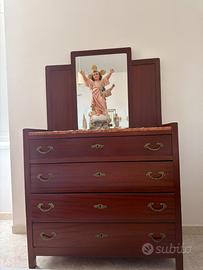 Cassettone Antico in Legno Massello