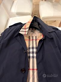 Giaccone burberry blu