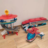 paw Patrol quartier generale,camion,aereo