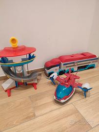 paw Patrol quartier generale,camion,aereo