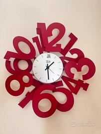 Orologio da parete Denver rosso