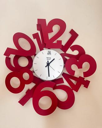Orologio da parete Denver rosso