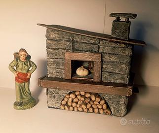 Natale 2026 - Forno presepe con luce