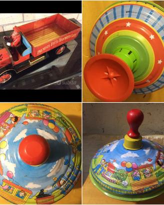 Giocattoli latta plastica vintage