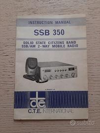 Manuale istruzioni CB SSB 350 C.T.E. international